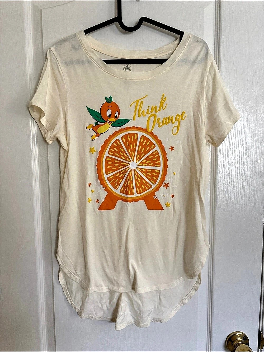 Disney Orange Bird Think Orange Epcot Flower and Garden Festival T-Shirt Medium
